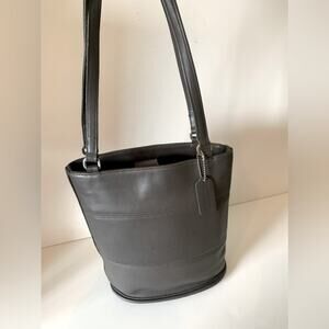 Coach Tribeca bucket bag dark grey creed# F9D-9099